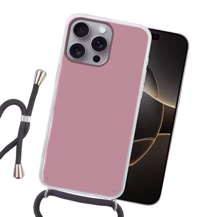 Dusty - Mauve - Paars Hoesje iPhone 16 Pro Max met koord klein 804 -sfeer1