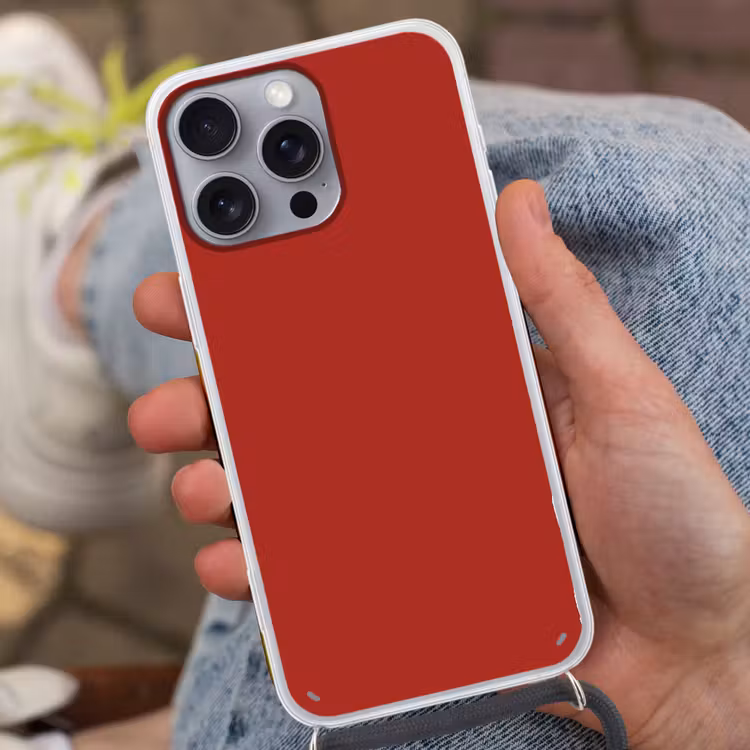 Deep - Crimson - Rood Hoesje iPhone 16 Pro Max met koord klein 804 -sfeer3