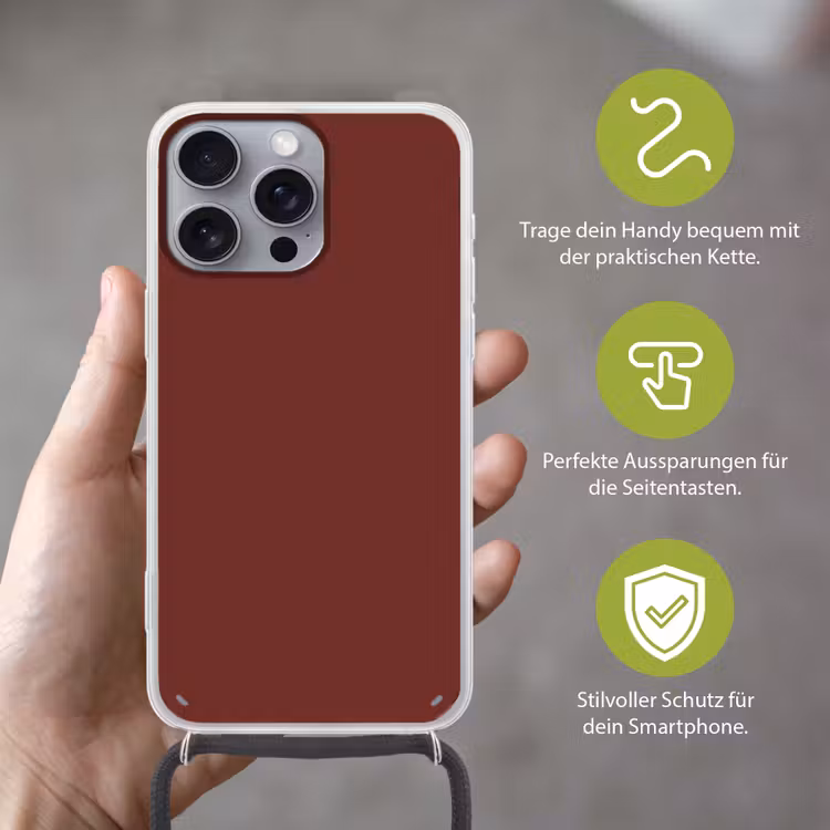 Valentine - Velvet - Rood Hoesje iPhone 16 Pro Max met koord klein 804 -sfeer2_DE