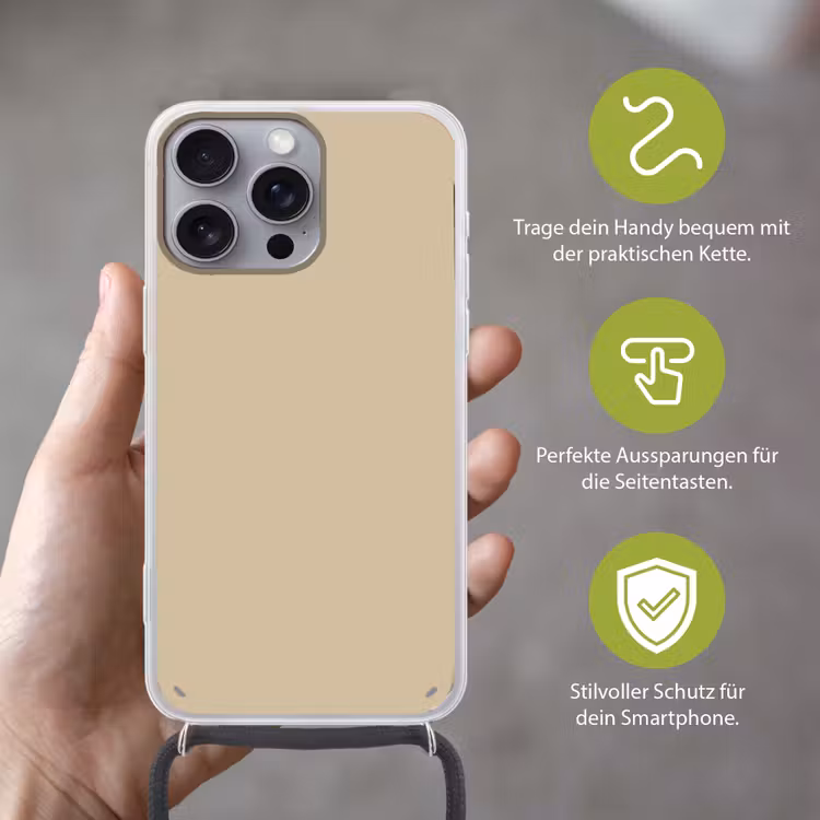 Warm - Sand - Nude Hoesje iPhone 16 Pro Max met koord klein 804 -sfeer2_DE