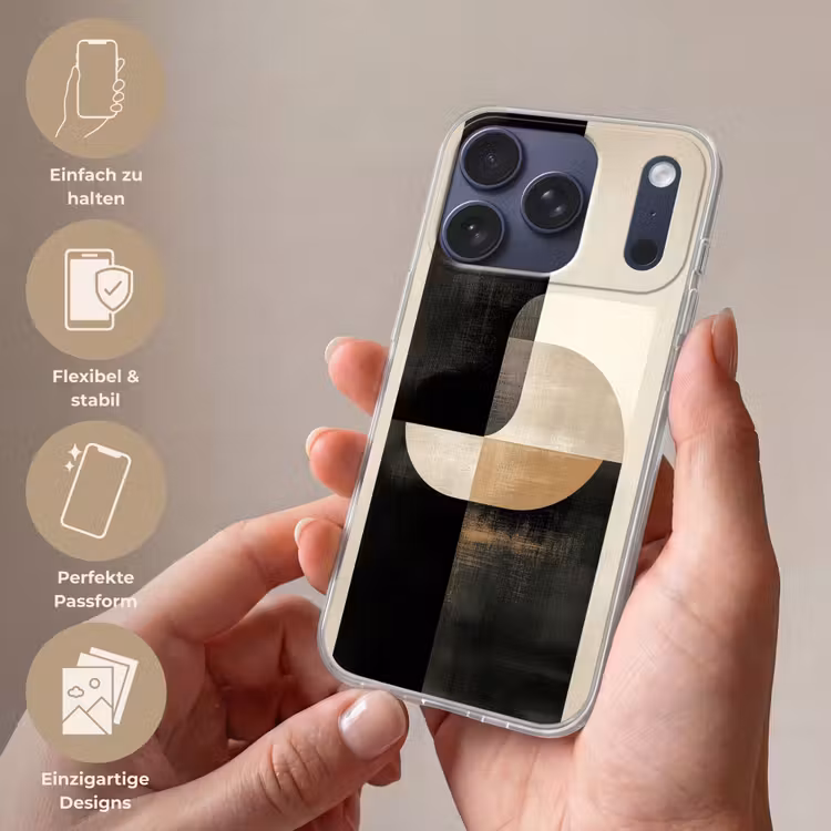 Modern - Vierkant - Vormen Telefoonhoesje iPhone 17 Pro klein -sfeer3_DE