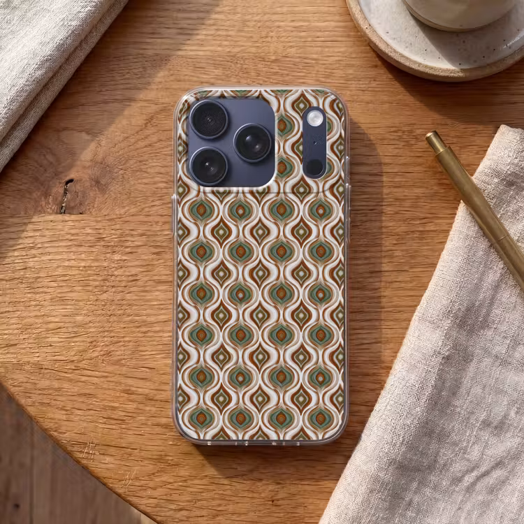 Motief - Patroon - Kleurrijk Telefoonhoesje iPhone 17 Pro klein 878 -sfeer1