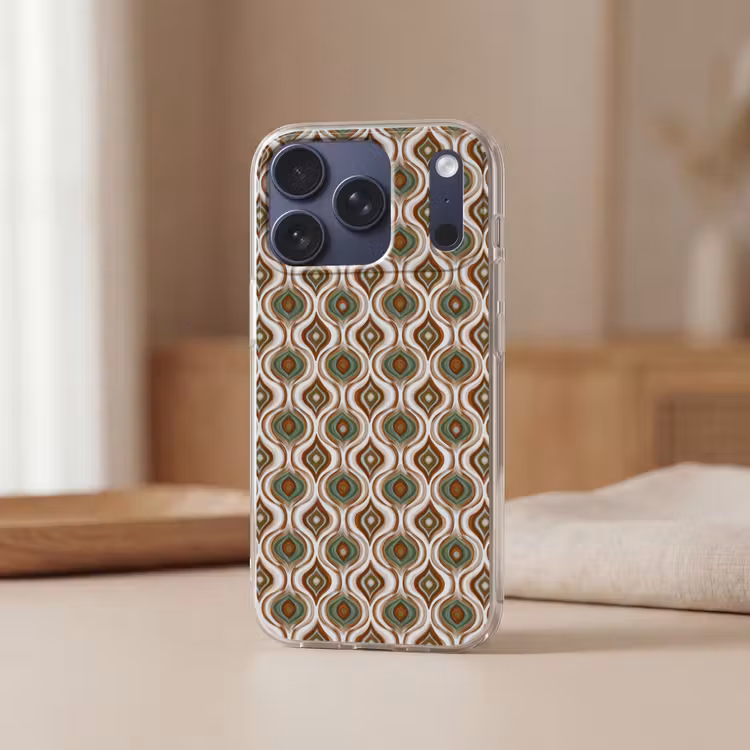 Motief - Patroon - Kleurrijk Telefoonhoesje iPhone 17 Pro klein 878 -sfeer2