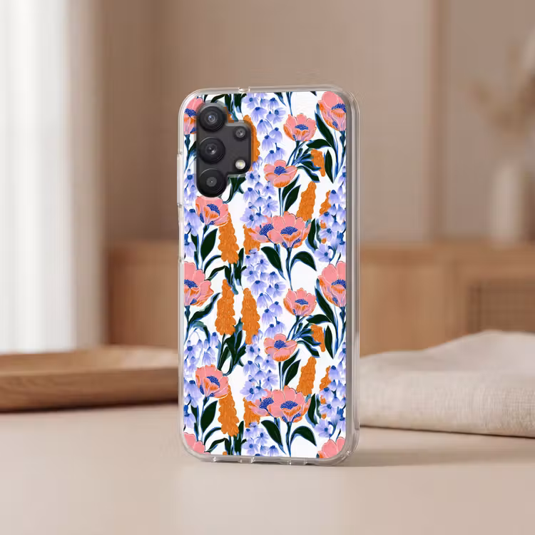 Patroon - Aquarel - Kleurrijk Telefoonhoesje Samsung Galaxy A32 5G klein 346 -sfeer2
