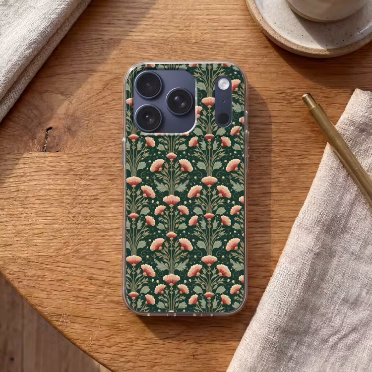 Patroon - Botanisch - Kleurrijk Telefoonhoesje iPhone 17 Pro klein 878 -sfeer1