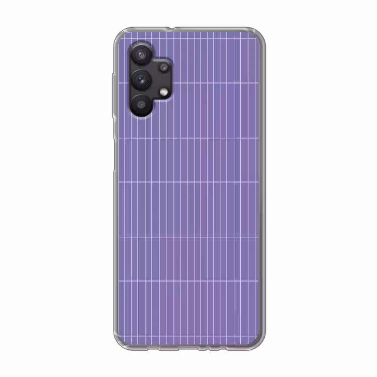 Patroon - Tegel - Lila Telefoonhoesje Samsung Galaxy A32 5G klein 346 -3d