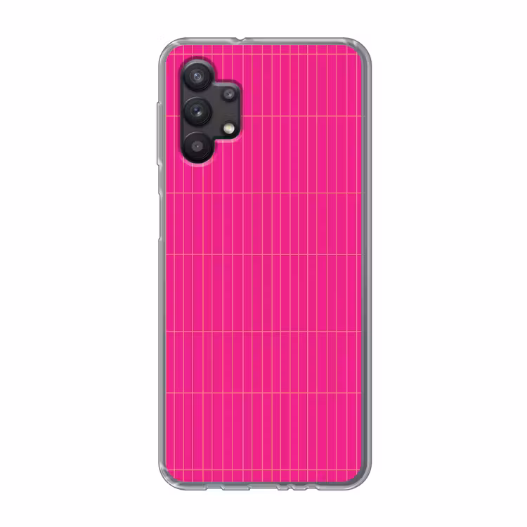 Patroon - Tegel - Magenta - Roze Telefoonhoesje Samsung Galaxy A32 5G klein 346 -3d