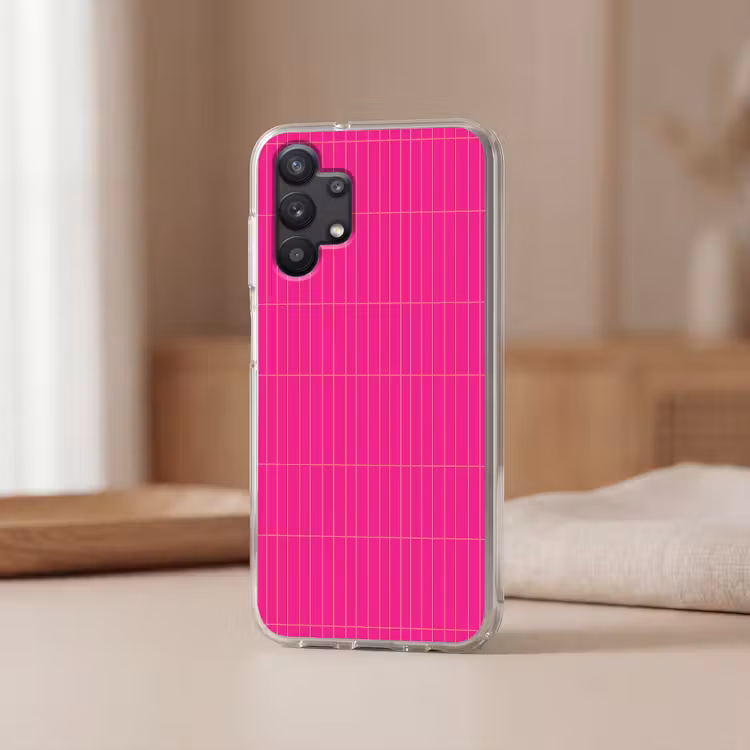 Patroon - Tegel - Magenta - Roze Telefoonhoesje Samsung Galaxy A32 5G klein 346 -sfeer2