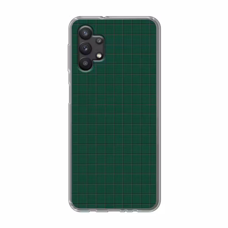 Patroon - Tegels - Dennen - Groen Telefoonhoesje Samsung Galaxy A32 5G klein 346 -3d