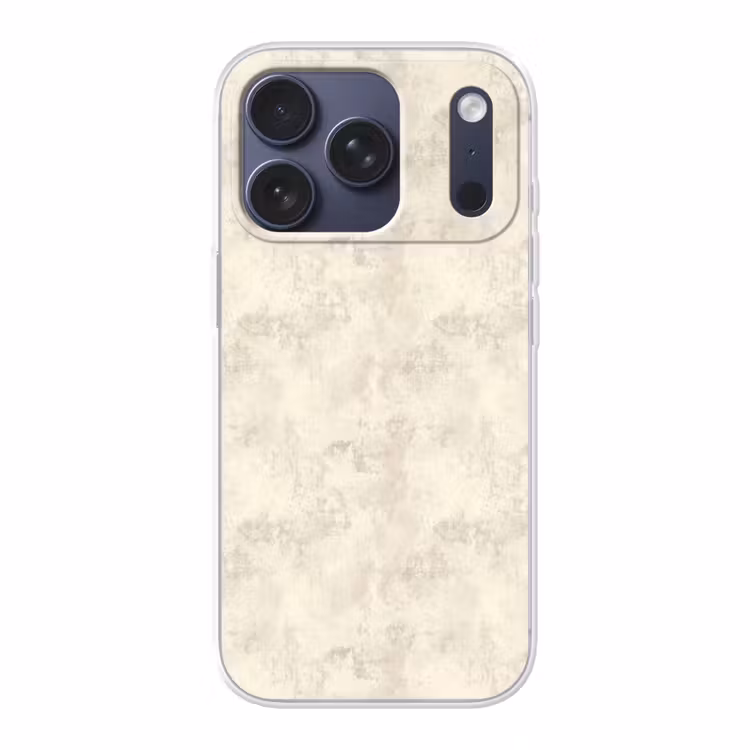 Patroon - Organisch - Beige Telefoonhoesje iPhone 17 Pro klein 878 -3d