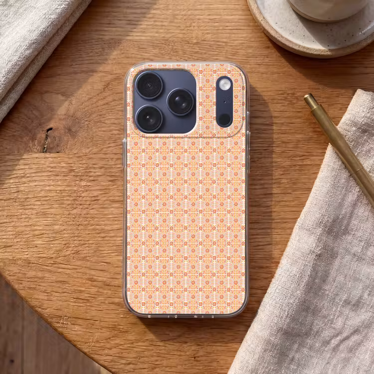 Patroon - Retro - Kleur Telefoonhoesje iPhone 17 Pro klein 878 -sfeer1
