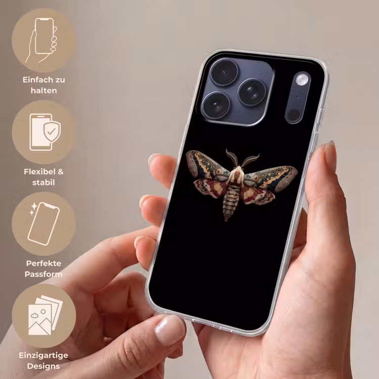 Mot - Oosterse patronen - Sierlijk Telefoonhoesje iPhone 17 Pro klein -sfeer3_DE