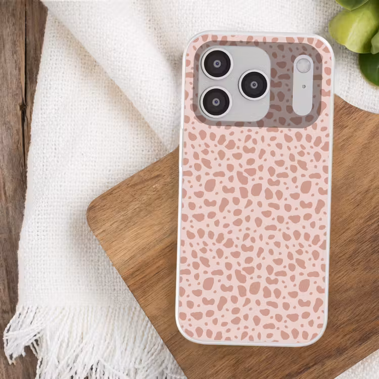Nude - Luipaard - Tinten Telefoonhoesje iPhone 17 Pro klein 878 -sfeer1
