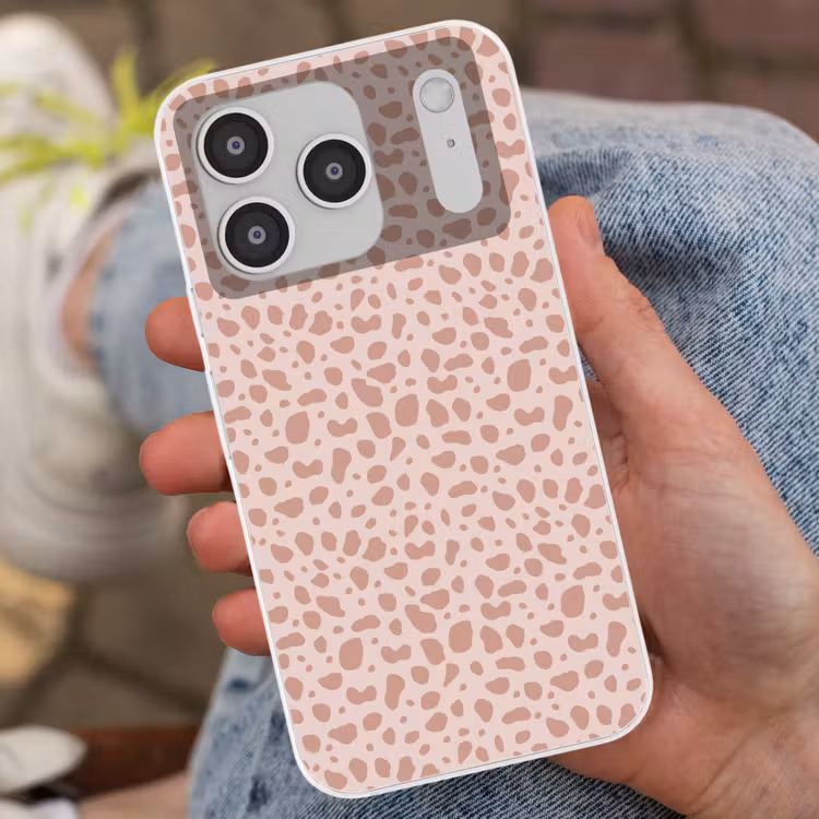 Nude - Luipaard - Tinten Telefoonhoesje iPhone 17 Pro klein 878 -sfeer2