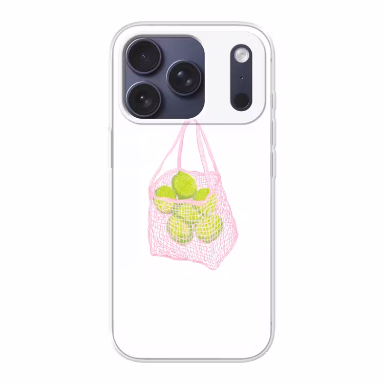 Netzakje - Roze - Illustratie - Limoenen Telefoonhoesje iPhone 17 Pro klein -3d