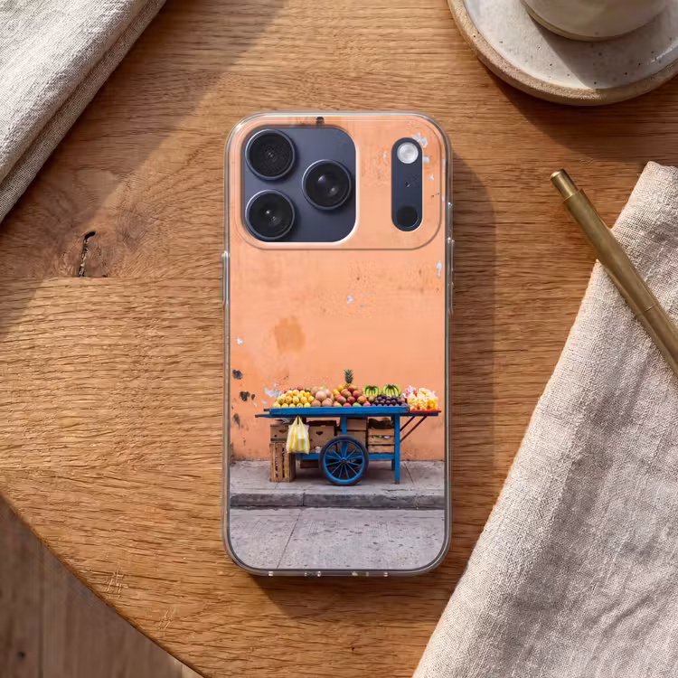 Handyhülle - Obst – Kar – Straße - Fruit - Kar - Straat Telefoonhoesje iPhone 17 Pro klein