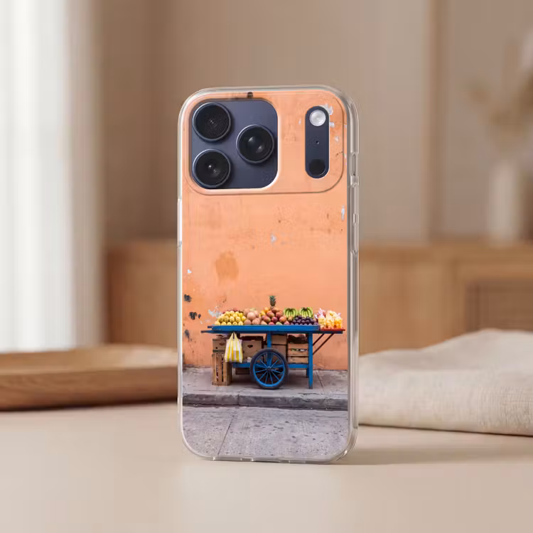 Handyhülle - Obst – Kar – Straße - Fruit - Kar - Straat Telefoonhoesje iPhone 17 Pro klein