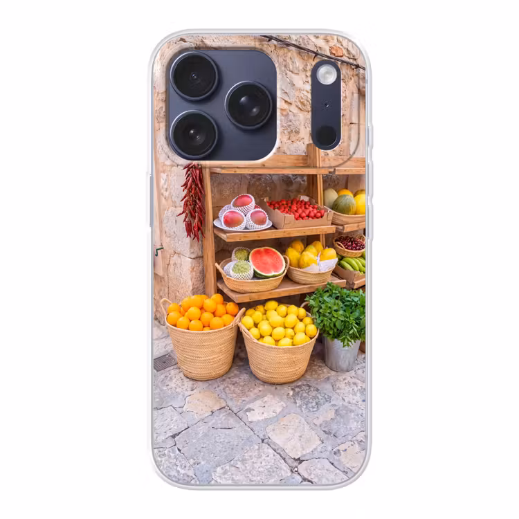 Handyhülle - Obst – Markt – Frisch - Fruit - Markt - Vers Telefoonhoesje iPhone 17 Pro klein