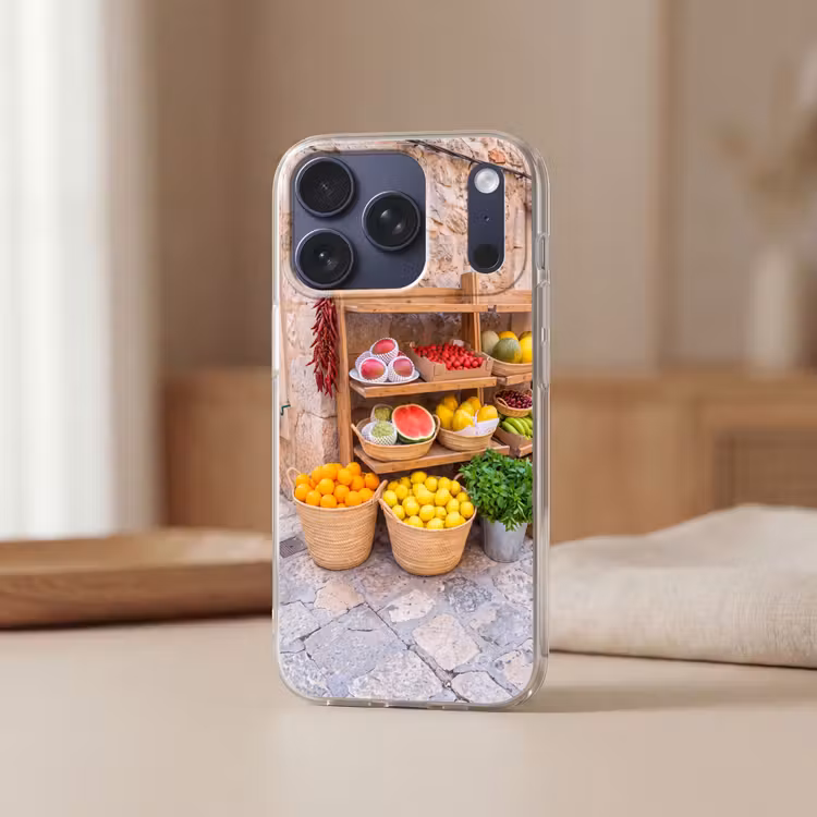 Handyhülle - Obst – Markt – Frisch - Fruit - Markt - Vers Telefoonhoesje iPhone 17 Pro klein