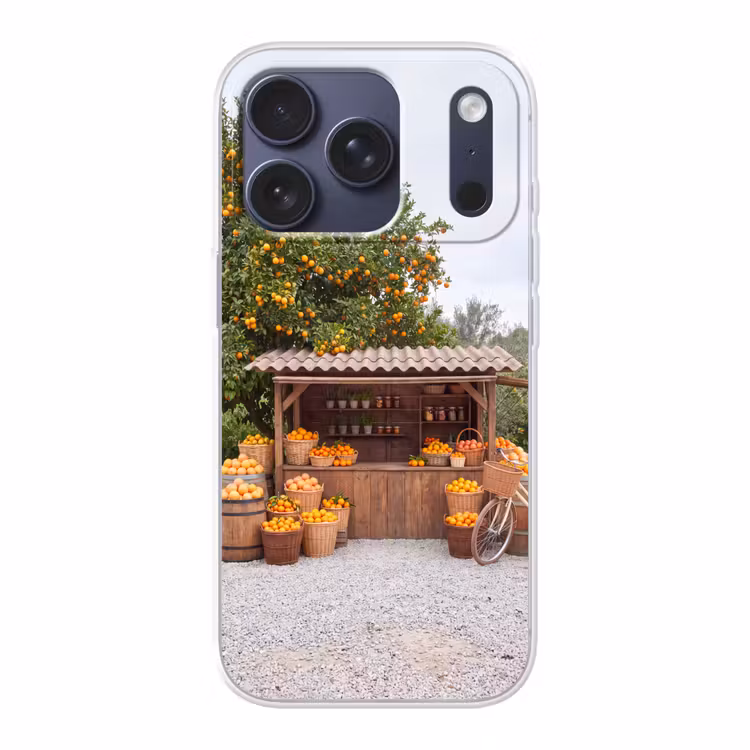 Handyhülle - Obst – Markt – Ländlich - Fruit - Markt - Landelijk Telefoonhoesje iPhone 17 Pro klein