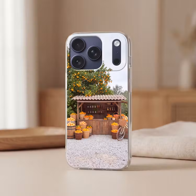 Handyhülle - Obst – Markt – Ländlich - Fruit - Markt - Landelijk Telefoonhoesje iPhone 17 Pro klein