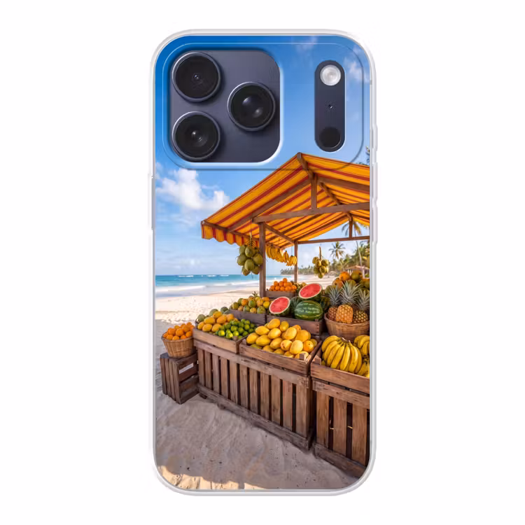 Handyhülle - Obst – Strand – Tropisch - Fruit - Strand - Tropisch Telefoonhoesje iPhone 17 Pro klein