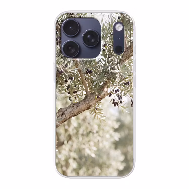 Handyhülle - Olivenbaum – Zweig – grün - Olijfboom - tak - groen Telefoonhoesje iPhone 17 Pro klein