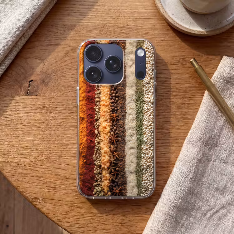 Banen - Verticaal - Kruiden - Variatie Telefoonhoesje iPhone 17 Pro klein -sfeer1