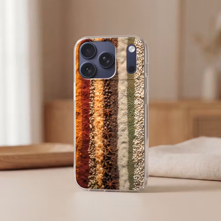 Banen - Verticaal - Kruiden - Variatie Telefoonhoesje iPhone 17 Pro klein -sfeer2
