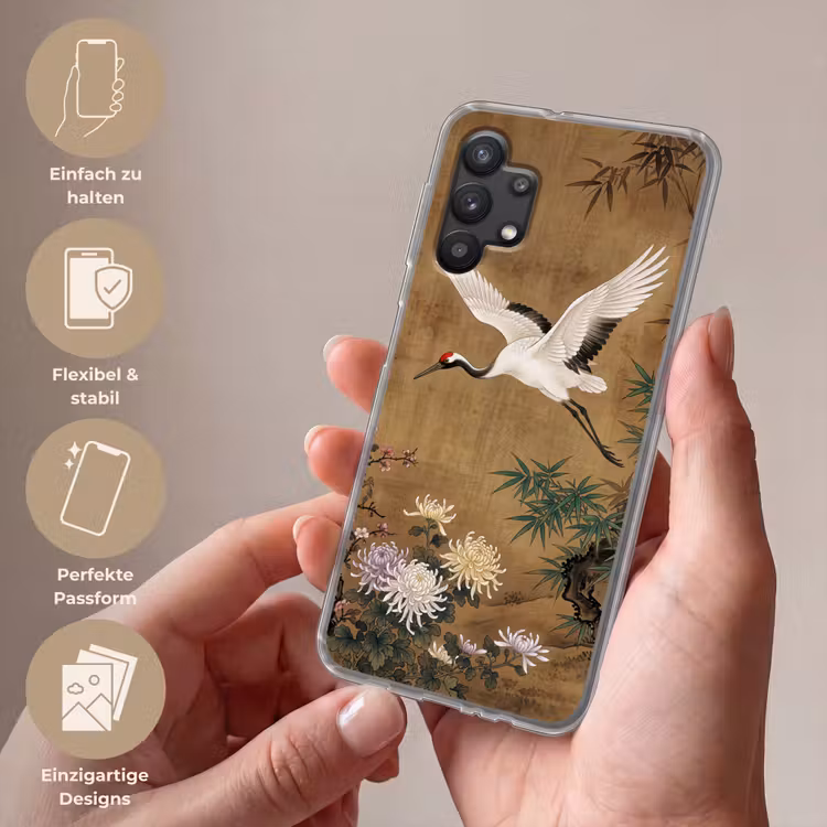 Oosters - Elegant - Kleurrijk Telefoonhoesje Samsung Galaxy A32 5G klein -sfeer3_DE
