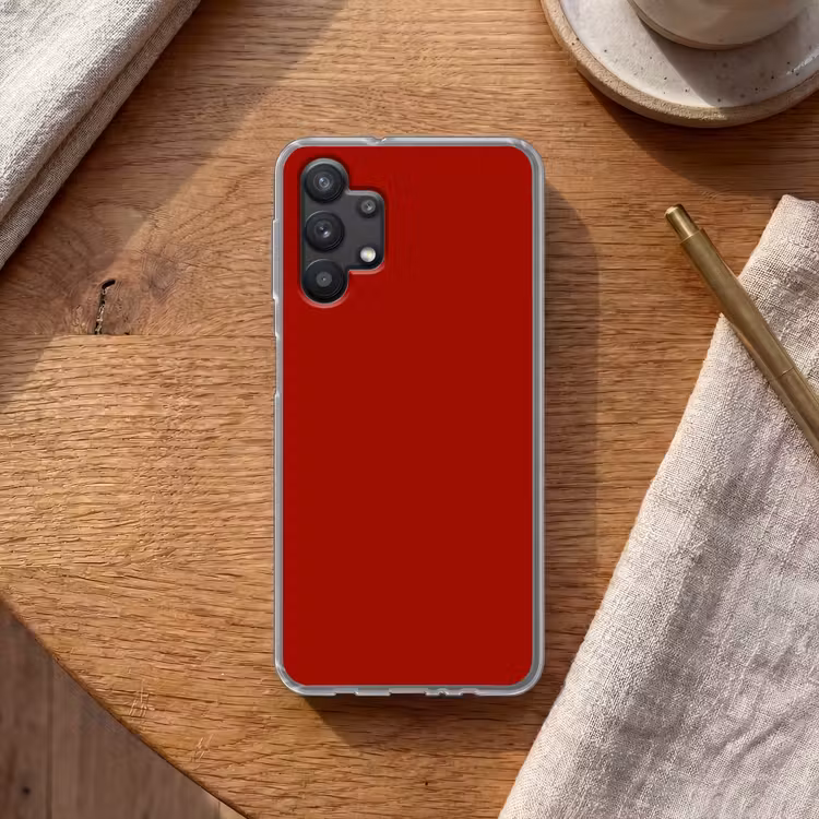 Oxblood - Maroon - Rood Telefoonhoesje Samsung Galaxy A32 5G klein 346 -sfeer1