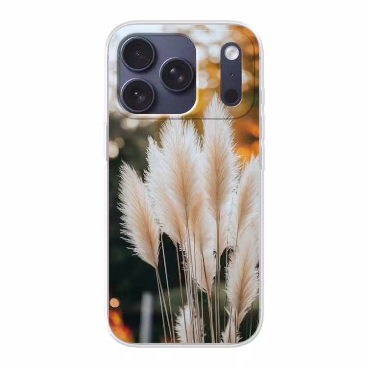 Pampasgras - Pluimen - Sierlijk Telefoonhoesje iPhone 17 Pro klein -3d