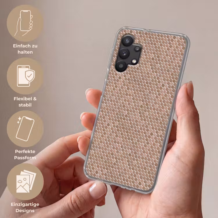 Penny - Mozaïek - Oudroze - Terracotta Telefoonhoesje Samsung Galaxy A32 5G klein 346 -sfeer3_DE