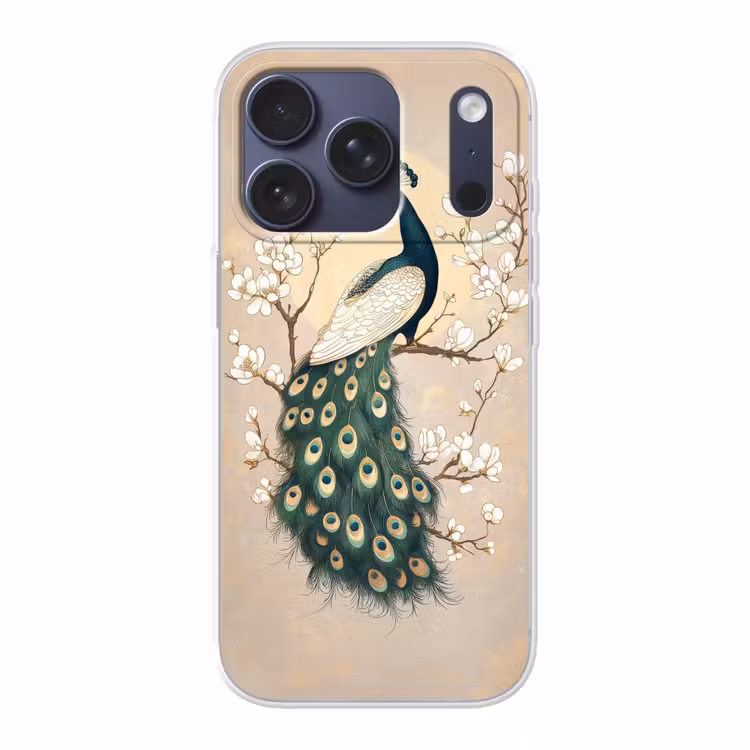 Pauw - Tak - Bloemen Telefoonhoesje iPhone 17 Pro klein -3d
