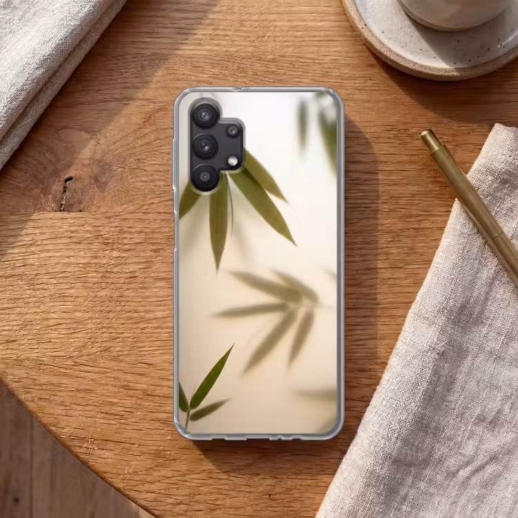 Planten - Bladeren - Natuur - Groen Telefoonhoesje Samsung Galaxy A32 5G klein -sfeer1