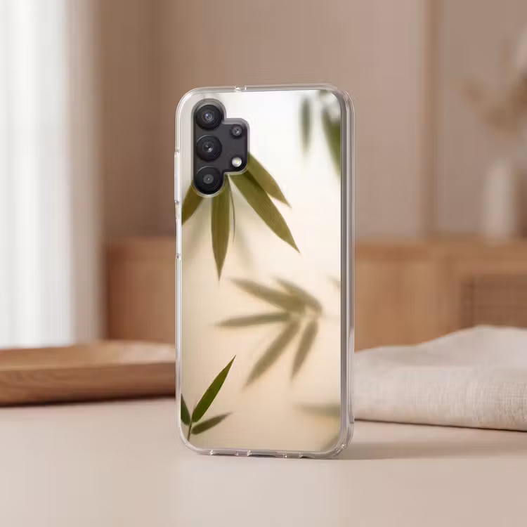 Planten - Bladeren - Natuur - Groen Telefoonhoesje Samsung Galaxy A32 5G klein -sfeer2