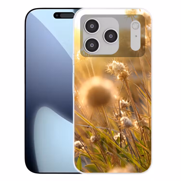 Planten - Natuur - Bloemen - Zon - Horizon Telefoonhoesje iPhone 17 Pro klein -3d