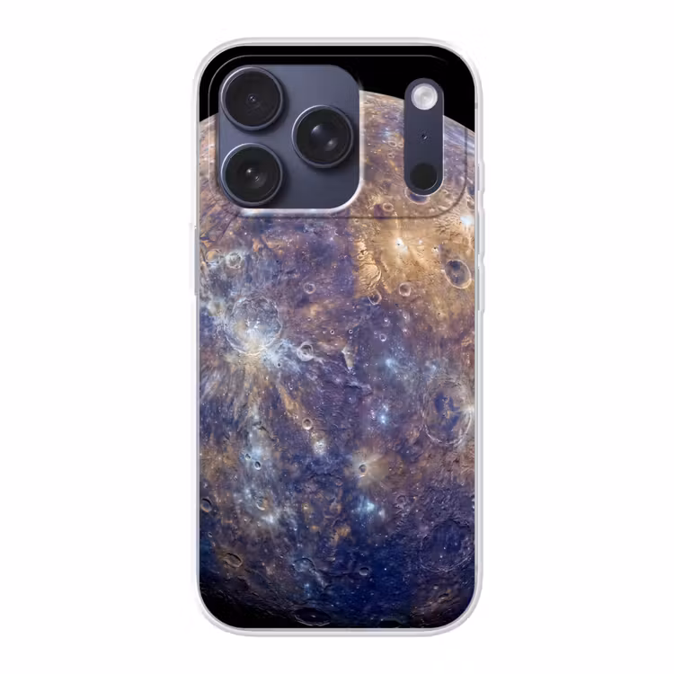 Handyhülle - Planet – Krater – Weltraum - Planeet - Kraters - Ruimte Telefoonhoesje iPhone 17 Pro klein