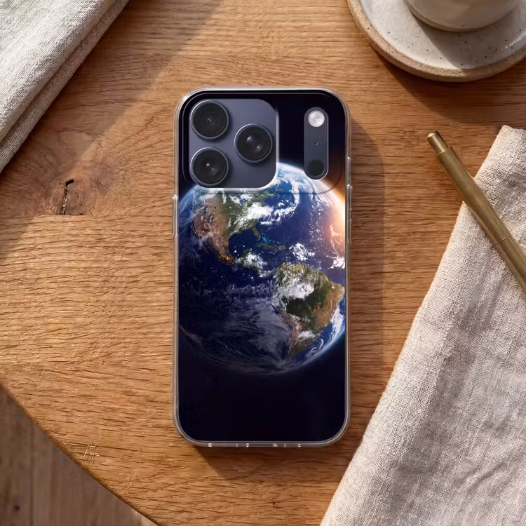 Handyhülle - Planet – Weltraum – Kosmos - Planeet - Ruimte - Kosmos Telefoonhoesje iPhone 17 Pro klein