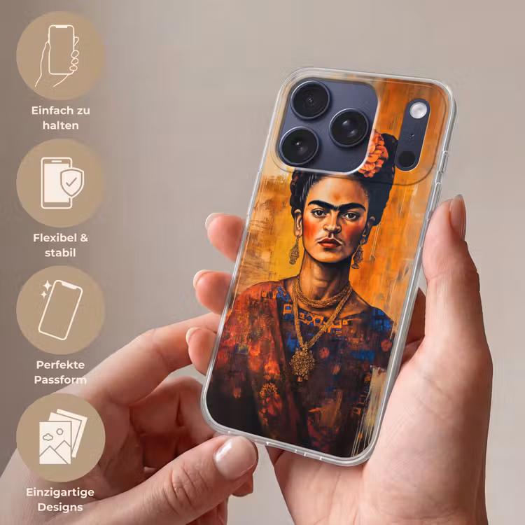 Portret - Sieraden - Schilderachtig Telefoonhoesje iPhone 17 Pro klein -sfeer3_DE