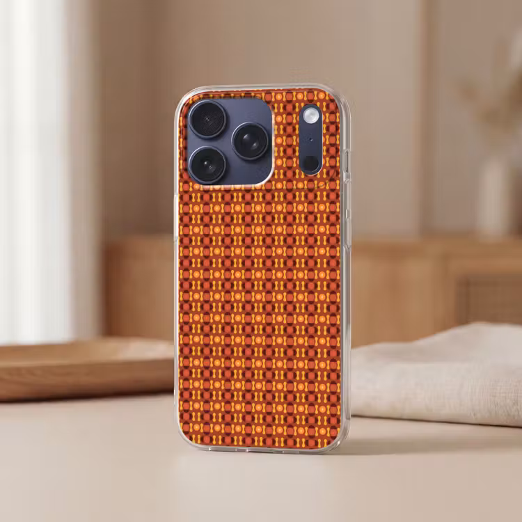 Retro - Disco - Hippie Telefoonhoesje iPhone 17 Pro klein 878 -sfeer2