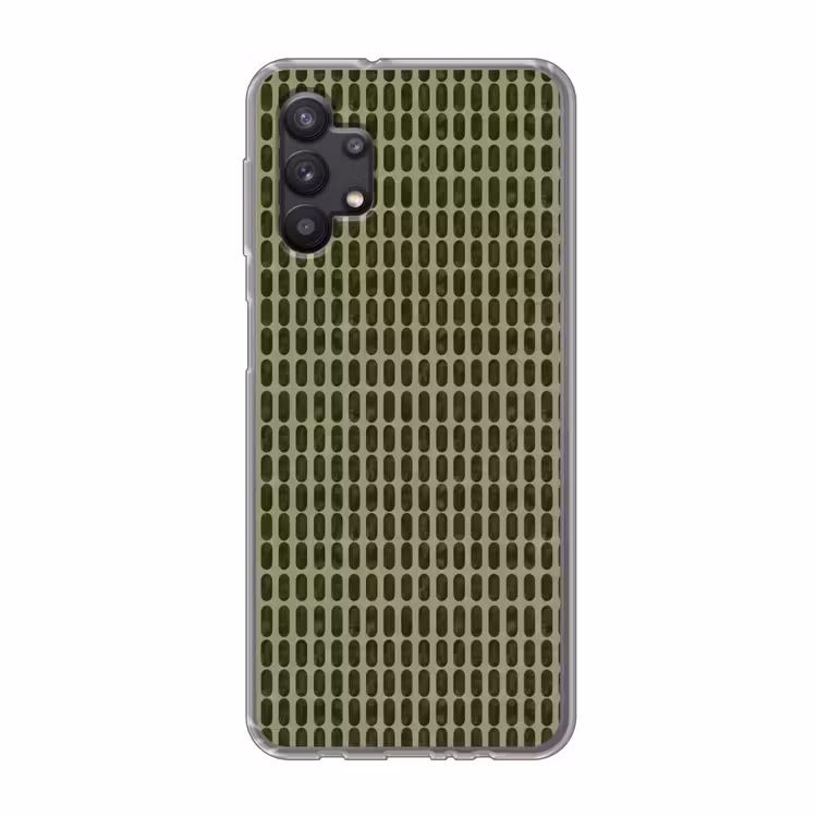 Ritmisch - Effect - Groen Telefoonhoesje Samsung Galaxy A32 5G klein 346 -3d