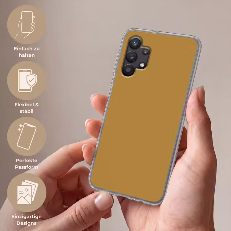Rhythmic - Ochre - Geel Telefoonhoesje Samsung Galaxy A32 5G klein 346 -sfeer3_DE