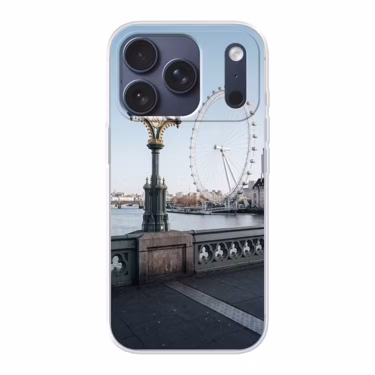 Reuzenrad - Londen - Stad - Architectuur - Brug Telefoonhoesje iPhone 17 Pro klein -3d