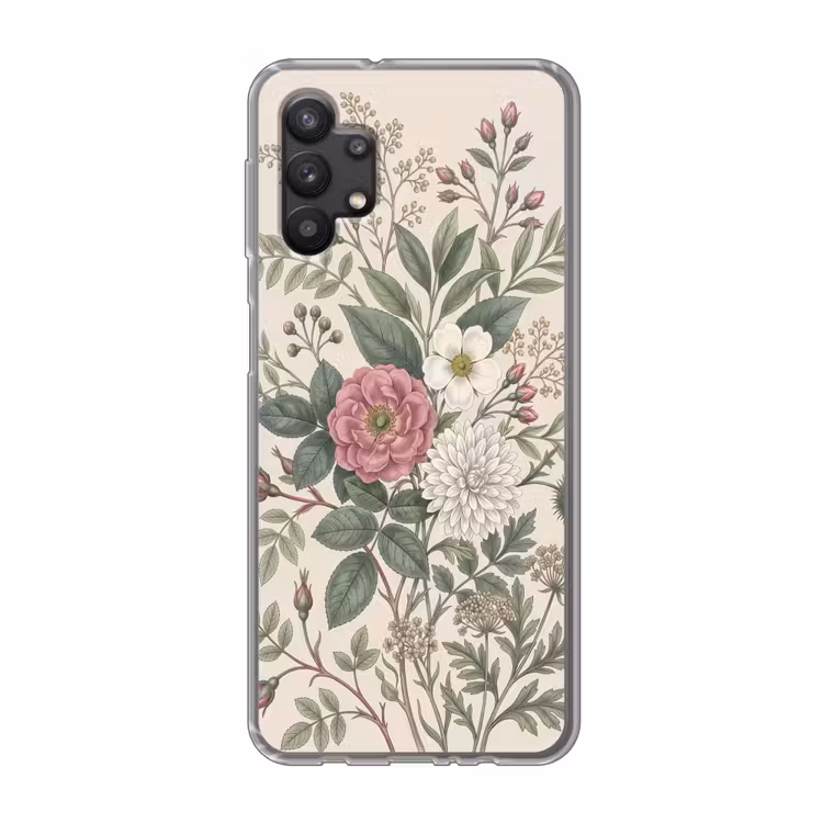 Romantisch - Design - Kleurrijk Telefoonhoesje Samsung Galaxy A32 5G klein -3d