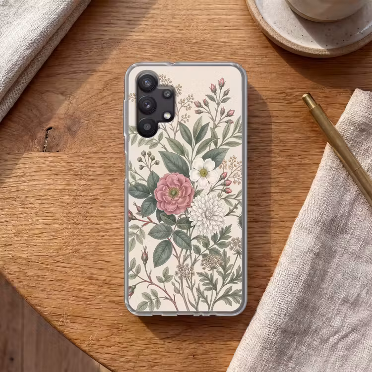 Romantisch - Design - Kleurrijk Telefoonhoesje Samsung Galaxy A32 5G klein -sfeer1