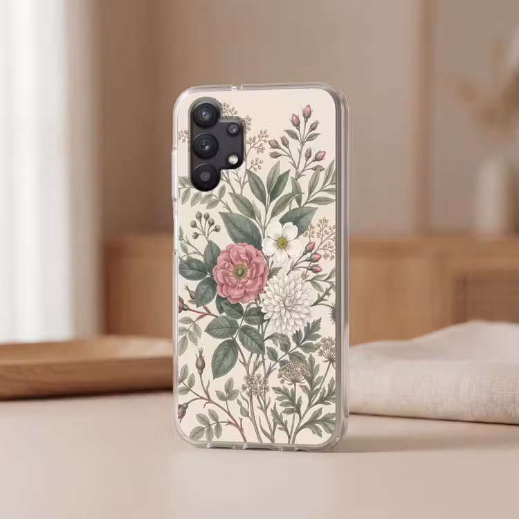 Romantisch - Design - Kleurrijk Telefoonhoesje Samsung Galaxy A32 5G klein -sfeer2