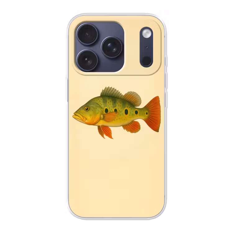 Schubben - Vis - Groen - Illustratie Telefoonhoesje iPhone 17 Pro klein -3d