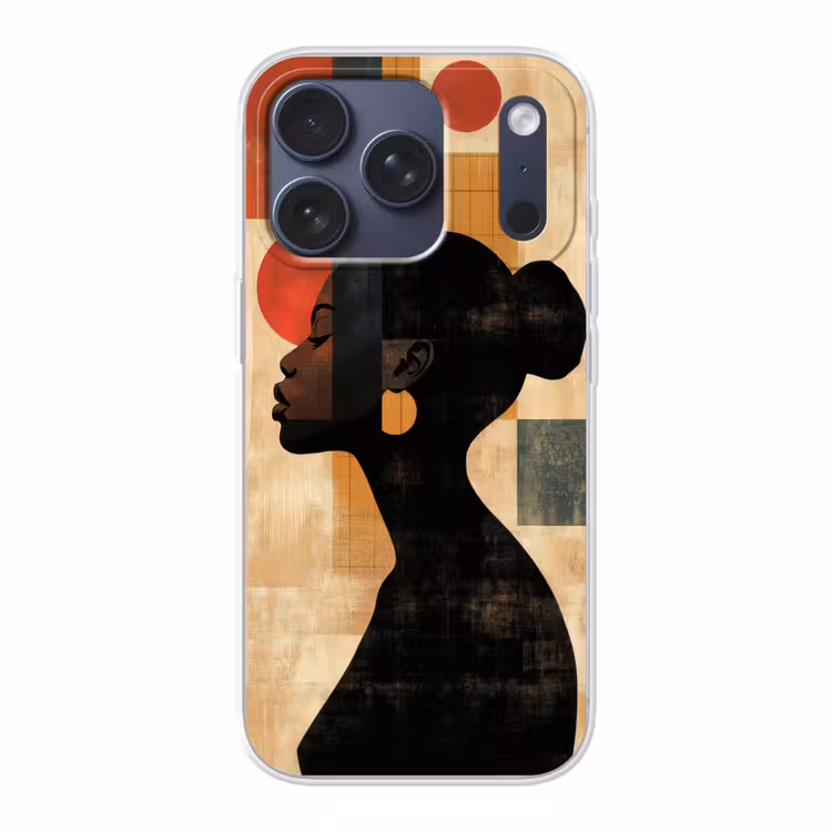 Zijaanzicht - Vrouw - Vormen Telefoonhoesje iPhone 17 Pro klein -3d