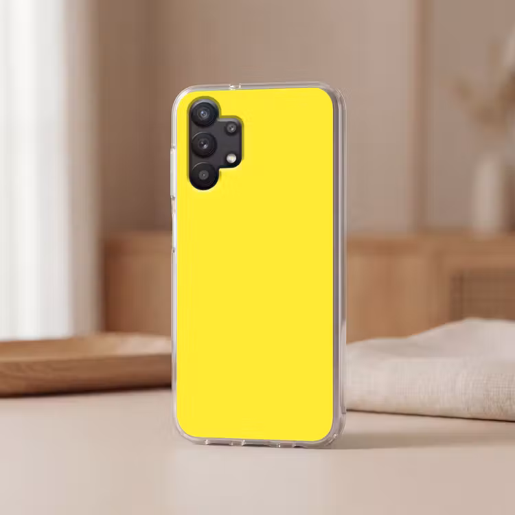 Soft - Custard - Geel Telefoonhoesje Samsung Galaxy A32 5G klein 346 -sfeer2